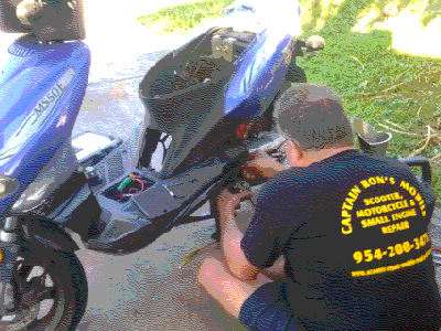 Motor Scooter repair mobile service