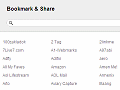 AddThis Social Bookmarking Sharing Button Widget